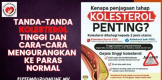 Tanda-tanda Kolesterol Tinggi dan Cara-cara Mengurangkan Kolesterol ke Paras Normal
