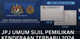 JPJ Umum Sijil Pemilikan Kenderaan Terbaru 2024 Latest JPJ Umum Sijil Pemilikan Kenderaan Terbaru 2024