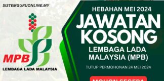 Jawatan Kosong LEMBAGA LADA MALAYSIA Mei 2024