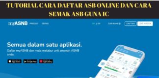 Tutorial Cara Daftar ASB Online dan Cara Semak ASB Guna IC Cara Daftar ASB Online