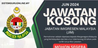Pengambilan Jawatan Imigresen Jun 2024 JAWATAN IMIGRESEN JUN 2024