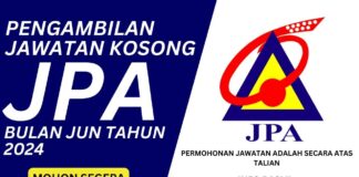 Pengambilan Jawatan JPA Jun 2024 Terbuka Untuk Rakyat Malaysia PENGAMBILAN JAWATAN JPA JUN 2024