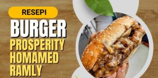 Cara Buat dan Resepi Burger Prosperity Homemade Versi Ramly