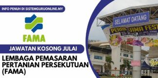 Jawatan FAMA Julai 2024