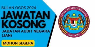 jawatan Jabatan Audit Negara Ogos 2024