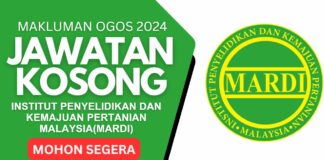 jawatan kosong MARDI Ogos 2024