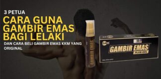 3 Petua Cara Guna Gambir Emas Bagi Lelaki dan Cara Beli Gambir Emas
