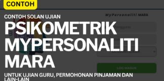 Contoh Soalan MyPersonaliti MARA - Soalan Psikometrik MARA