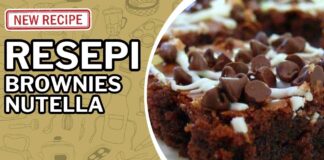 Resepi Brownies Nutella Simple dan Sedap