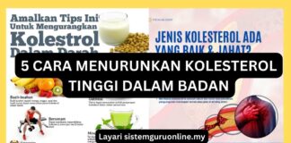 5 Cara Menurunkan Kolesterol Tinggi Dalam Badan 5 Cara Menurunkan Kolesterol Tinggi Dalam Badan