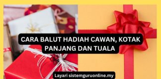 Cara Balut Hadiah Cawan, Kotak Panjang dan Tuala