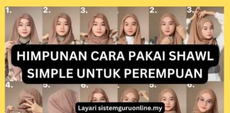 Himpunan Cara Pakai Shawl Simple untuk Perempuan Himpunan Cara Pakai Shawl Simple untuk Perempuan