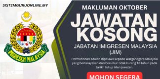 Jawatan Kosong Imigresen Oktober 2024