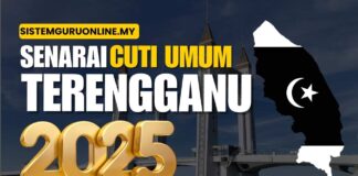 Senarai Tarikh Cuti Umum Terengganu 2025 Terkini Cuti Umum Terengganu 2025