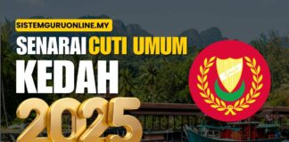 Cuti umum Kedah 2025