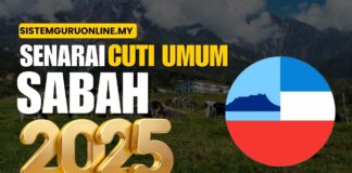 Senarai Tarikh Cuti Umum Sabah 2025 Terkini Cuti umum Sabah 2025