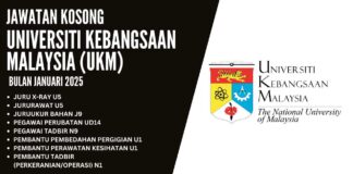 Pengambilan Jawatan UKM Januari 2025 JAWATAN UKM JANUARI 2025