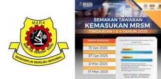 Semakan MRSM 2025 Tawaran Kemasukan Tingkatan 1 dan Tingkatan 4 Semakan MRSM 2025 Tawaran Kemasukan Tingkatan 1 dan Tingkatan 4