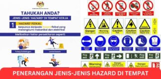 Penerangan 5 Jenis-Jenis Hazard di Tempat Kerja Penerangan Jenis-Jenis Hazard di Tempat Kerja