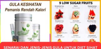 Senarai dan Jenis-Jenis Gula untuk Diet Sihat