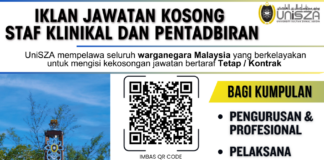 Kerja Kosong UniSZA 2025