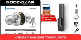 4 Senarai dan Jenis Tombol Pintu Rumah Terbaik dan Ideal