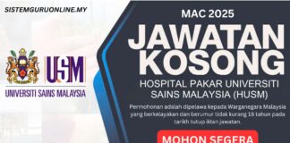 JAWATAN HUSM MAC 2025