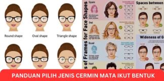 Panduan Pilih Jenis Cermin Mata Ikut Bentuk Muka yang Sesuai Berserta Contoh