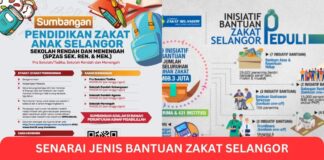 Senarai Jenis Bantuan Zakat Selangor Senarai Jenis Bantuan Zakat Selangor