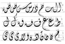 Penerangan Jenis-Jenis Tulisan Khat Dan Cara Tulisan Khat