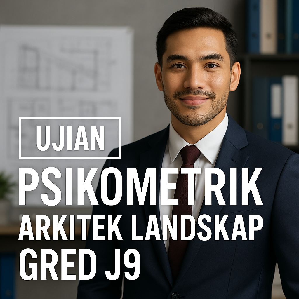 Ujian Psikometrik Pengambilan Arkitek Landskap Gred J9 di Pelbagai Jabatan Kerajaan Malaysia 1 Ujian Psikometrik Pengambilan Arkitek Landskap Gred J9 di Pelbagai Jabatan Kerajaan Malaysia